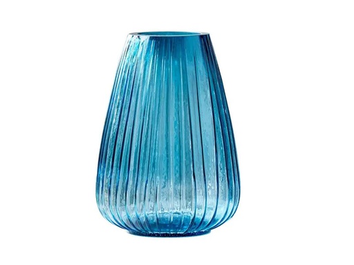 [90235820 1328556] Bitz Vase Kusintha 22 cm, Dunkelblau