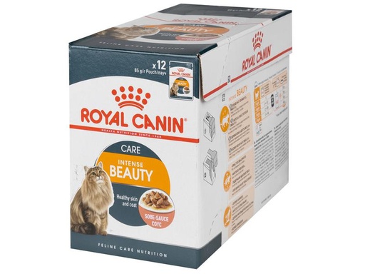[90235889 1372978] Royal Canin Nassfutter Care Hair &amp; Skin Sosse, 12 x 85 g
