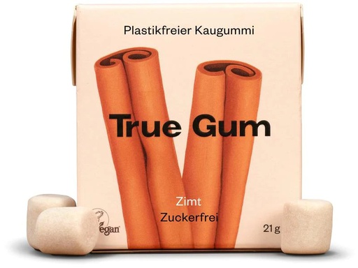 [90235908 1382842] True Gum Kaugummi Zimt 21 g