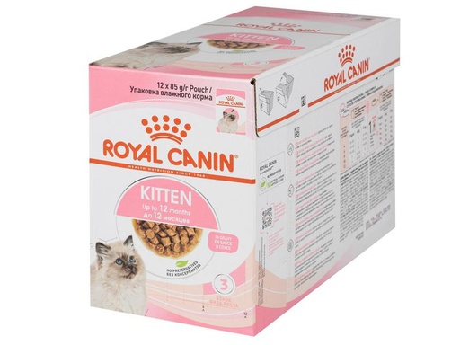 [90235911 1372999] Royal Canin Nassfutter Kitten in Sosse, 12 x 85 g