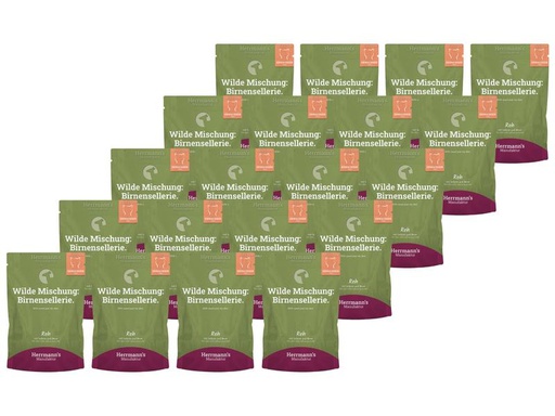 [90235914 1371368] Herrmann's Nassfutter Reh mit Sellerie und Birne, 20 x 100g