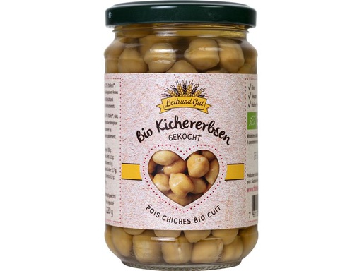 [90235926 1385003] Leib und Gut Bio Kichererbsen gekocht 300 g