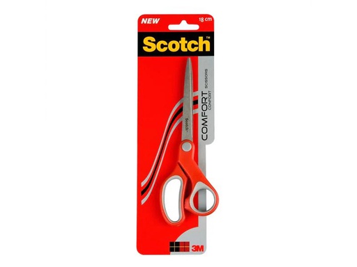 [90236277 1373806] Scotch Schere 3M Scotch Komfort 18 cm rot