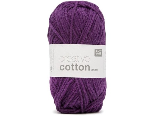[90040160 1156772] Rico Design Wolle Creative Cotton Aran 50 g, Kardinal