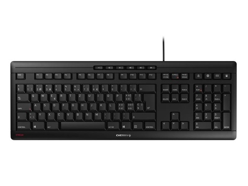 [90040187 1028741] Cherry Tastatur Stream CH-Layout Schwarz