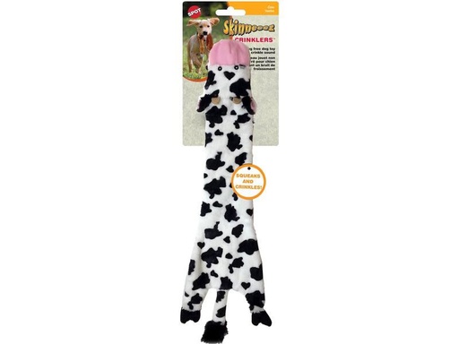 [90236649 1376572] Skinneeeze Hunde-Spielzeug Plüsch Kuh, L