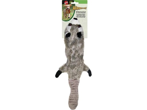 [90236651 1376576] Skinneeeze Hunde-Spielzeug Plüsch Waschbär, L