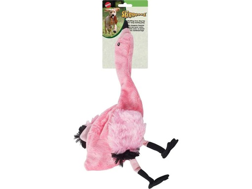 [90236785 1376580] Skinneeeze Hunde-Spielzeug Plüsch Flamingo, L