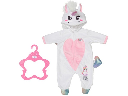 [90236803 1330369] Baby Born Puppenkleidung Einhorn Kuschelanzug 43 cm