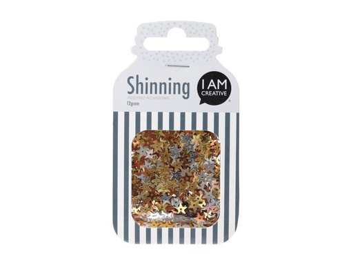 [90040300 1074791] I AM CREATIVE Pailletten Stern, 12 g