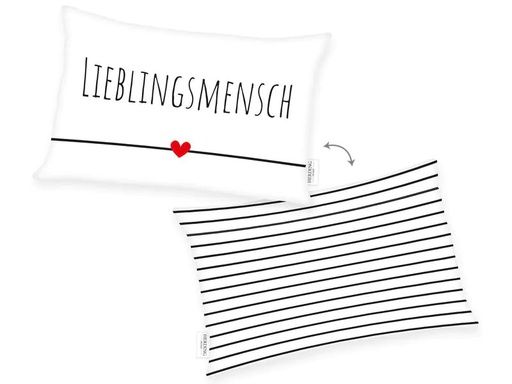 [90236835 1362935] Herding Kissen Lieblingsmensch 30 cm x 50 cm