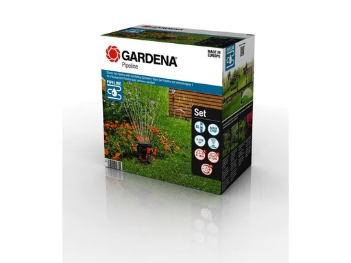[90236836 1305322] Gardena Sprinklersystem Start-Set Pipeline, Viereckregner