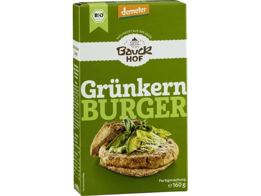 [90040330 929470] Bauck Mühle Bio Demeter Burger  Grünkern 160 g