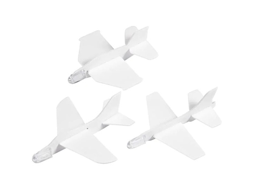 [90004012 976084] Creativ Company Bastelset Flugzeug, 3 Stück