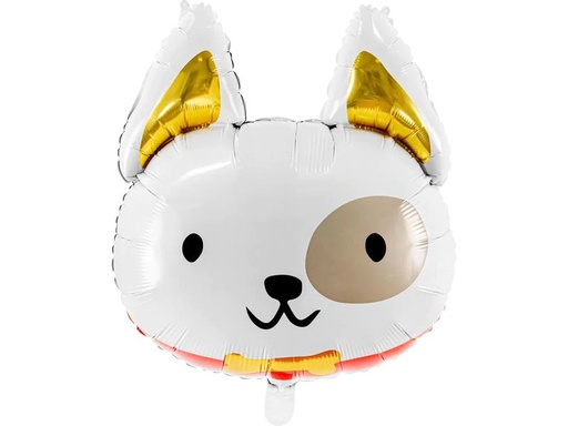 [90237097 1300087] Partydeco Folienballon Gold/Weiss