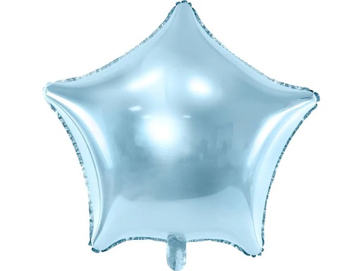 [90237114 1300142] Partydeco Folienballon Star Hellblau