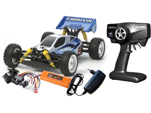 [90237126 1387817] Tamiya Buggy Neo Scorcher 4WD TT-02B Bausatz Starterset, 1:10