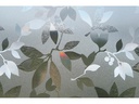 Hubatka Fensterfolie Blätter 46 x 150 cm, Grau/Grün