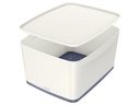 Leitz Aufbewahrungsbox MyBox Gross Weiss/Grau