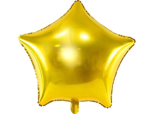 [90237202 1300140] Partydeco Folienballon Star Gold