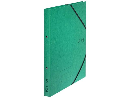 [90237304 1384510] VON Ringbuch mit elastischen Eckbändern, 2.5 cm, Grün