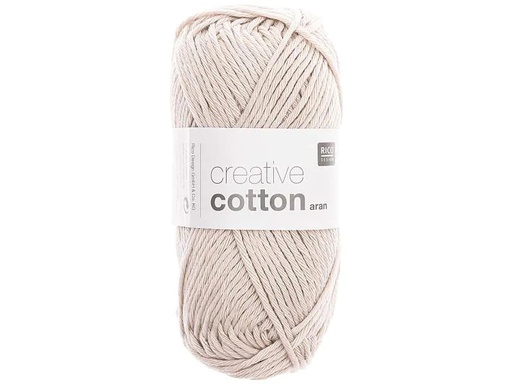[90040413 945253] Rico Design Wolle Cotton Aran 50 g Grau; Silber