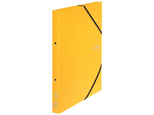[90237361 1384507] VON Ringbuch mit elastischen Eckbändern, 2.5 cm, Gelb