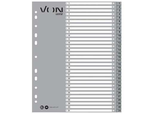 [90237393 1384557] VON Register A4, 1-31