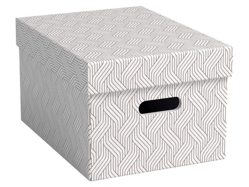 [90237460 1384565] VON Archivschachtel Medium 15 l, 3 Stück, Weiss