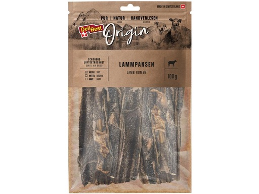 [90237491 1384230] DeliBest Kausnack Origin Lammpansen 100 g