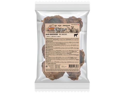 [90237514 1384242] DeliBest Kausnack Origin Kalbs-Kniescheiben 250 g, Schweizer Fleisch