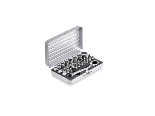 [90237593 1367360] Technocraft Steckschlüssel-Set Slim 1/4 31-Teilig