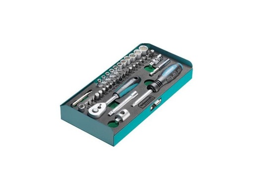 [90237629 1367358] Technocraft Steckschlüssel-Set 1/4 42-Teilig
