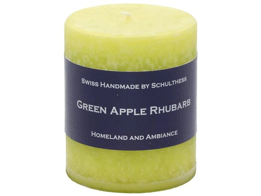 [90040482 1198745] Schulthess Kerzen Duftkerze Green Apple Rhubarb 8 cm