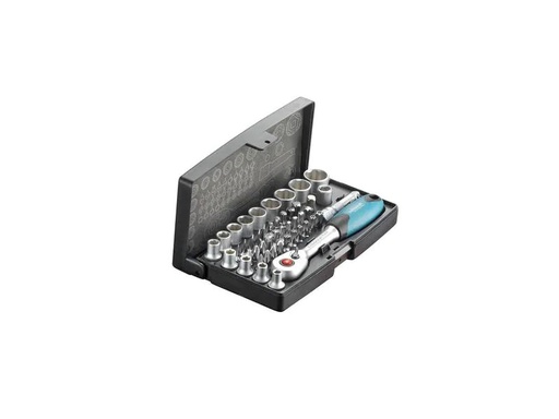 [90237698 1367354] Technocraft Steckschlüssel-Set Compact Pro 1/4 47-Teilig