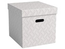 VON Archivschachtel Cube 29 l, 3 Stück, Weiss