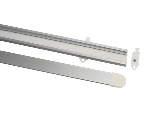 [90237719 1387075] Gardinia Paneelwagen mit Bescherungsprofil 70 cm, Silber