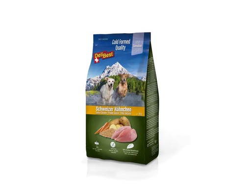 [90237733 1384771] DeliBest Halbfeuchtfutter Premium Complete Sensitive Dog, Huhn, 1 kg