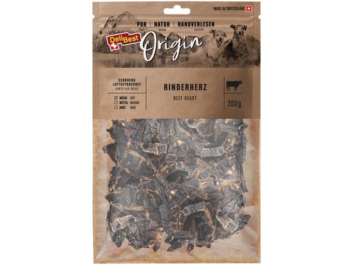 [90237743 1384232] DeliBest Kausnack Origin Rinderherz 200 g, Schweizer Fleisch
