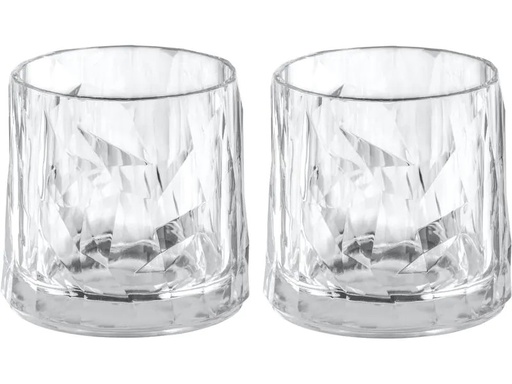[90237772 1393819] Koziol Cocktailbecher Superglas Club No. 2, 250 ml, 2 Stück,