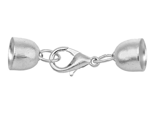 [90237793 1369123] Glorex Verschluss Tulpenverschluss 5 mm, 1 Stück, Silber matt