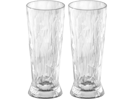 [90237821 1393824] Koziol Bierglas Superglas Club No. 10, 300 ml, 2 Stück,