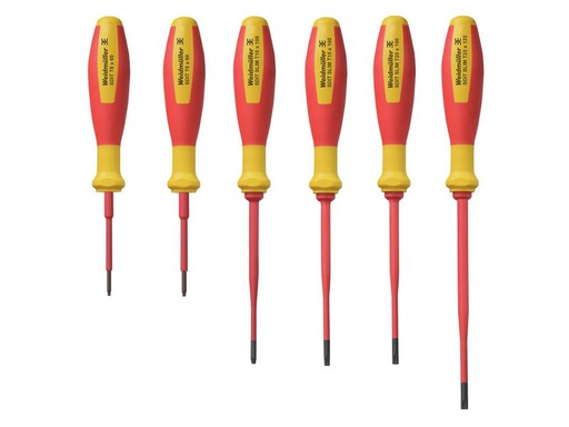 [90237844 1375473] Weidmüller Schraubenzieher-Set VDE SlimLine SDI T8/T9/T10/T15/T20/T25