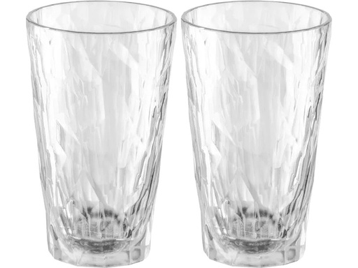 [90237898 1393821] Koziol Trinkglas Superglas Club No. 6, 300 ml, 2 Stück,
