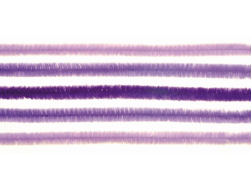 [90237899 1369088] Glorex Chenilledraht 8 mm, Lila, 10 Stück
