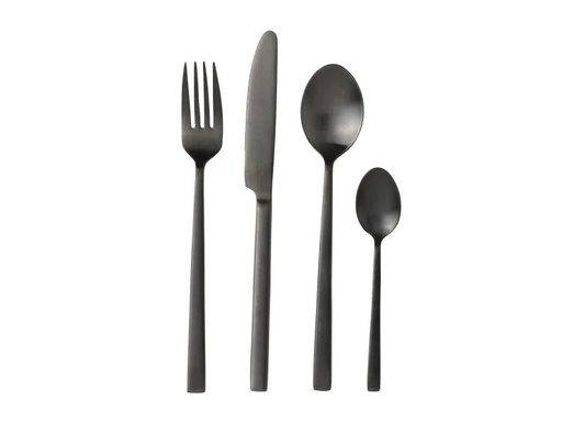 [90004034 834362] Bitz Besteck-Set 16-teilig, Schwarz