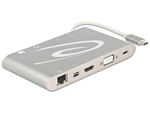 [90040583 574918] Delock Dockingstation USB 3.1 Typ-C – HDMI/MiniDP/VGA/SD/USB-A