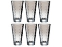 Leonardo Trinkglas Optic Pastell 300 ml, 6 Stück, Grau