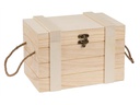 Glorex Holzartikel Schatztruhe 24 x 16.5 x 15.5 cm
