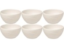 Villeroy & Boch Snackschale Manufacture Rock 7.7 cm, 6 Stück, Weiss